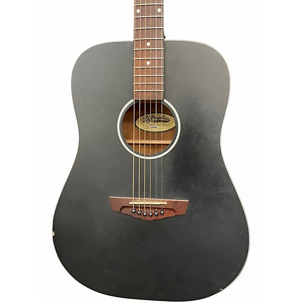 Used D'Angelico Premier dreadnaught Midnight Wine Acoustic Electric Guitar