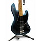 Used 2020 Fender american pro ii jazz bass maple neck Dark Knight Electric Bass Guitar