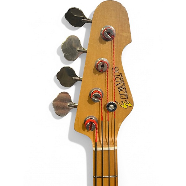 Used Edwards E-AP-123 Black Electric Bass Guitar