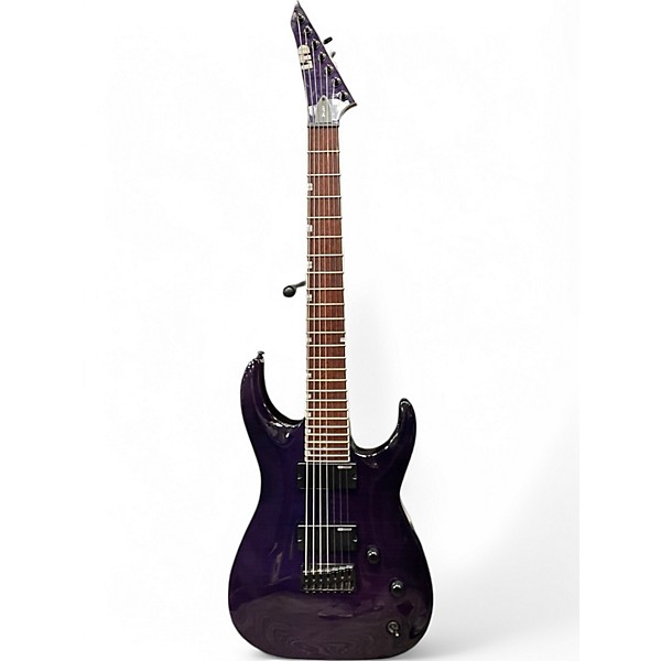 Used ESP LTD SH 207 Purple Solid Body Electric Guitar