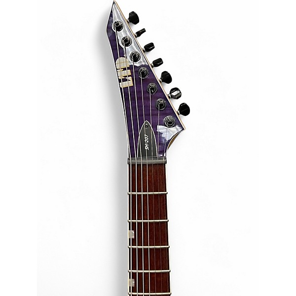 Used ESP LTD SH 207 Purple Solid Body Electric Guitar