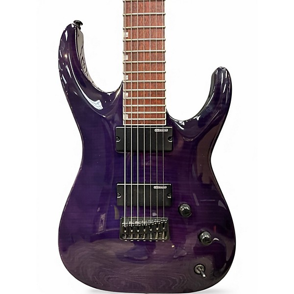 Used ESP LTD SH 207 Purple Solid Body Electric Guitar