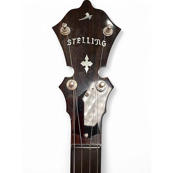 Vintage 1978 Steiling WHITE STAR Natural Banjo
