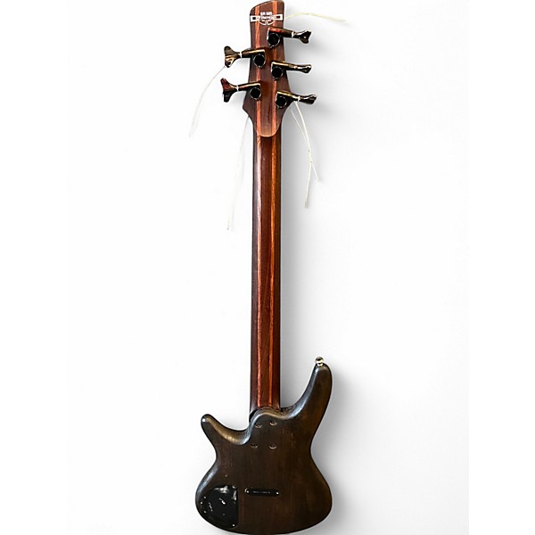 Used Ibanez SR505 5 String BROWN Electric Bass Guitar