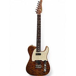 Used 2024 Tom Anderson Top T Classic Tiger Eye Solid Body Electric Guitar