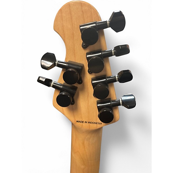 Used Sterling by Music Man STV60 ST VINCENT Black Solid Body Electric Guitar