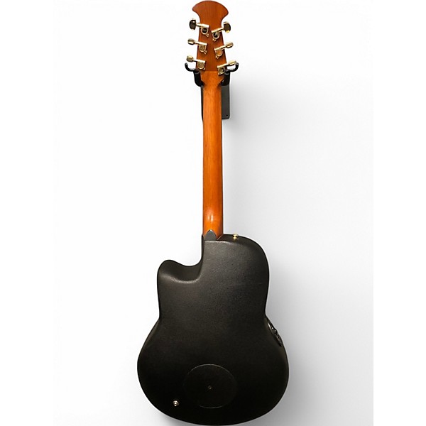 Used Ovation ce44p-fk0a Natural Acoustic Electric Guitar