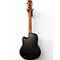 Used Ovation ce44p-fk0a Natural Acoustic Electric Guitar