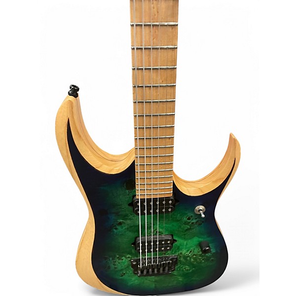 Used Ibanez RGDIX6MPB SUREAL BLUE Solid Body Electric Guitar