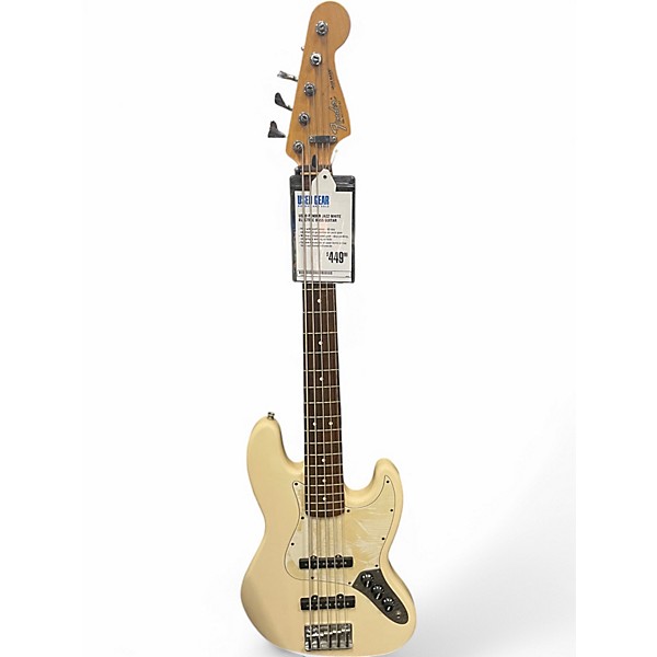 人気新品入荷 Fender Used Used Guitar Bass Electric white Jazz Fender ベース