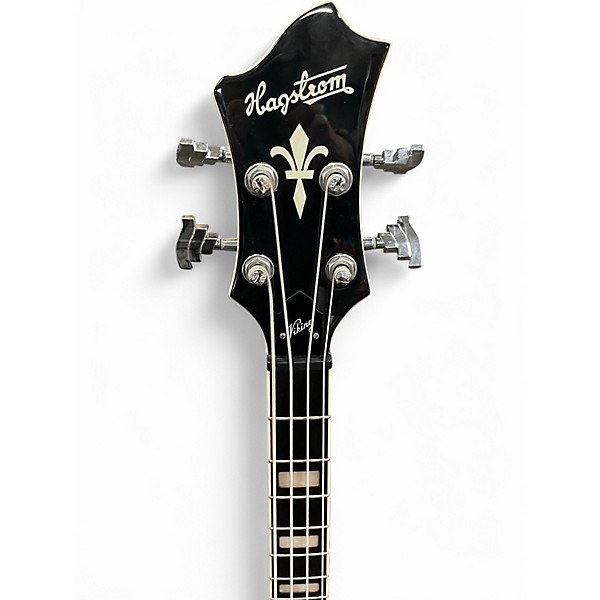 Used Hagstrom Viking Blue Electric Bass Guitar