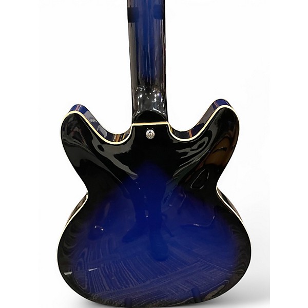 Used Hagstrom Viking Blue Electric Bass Guitar