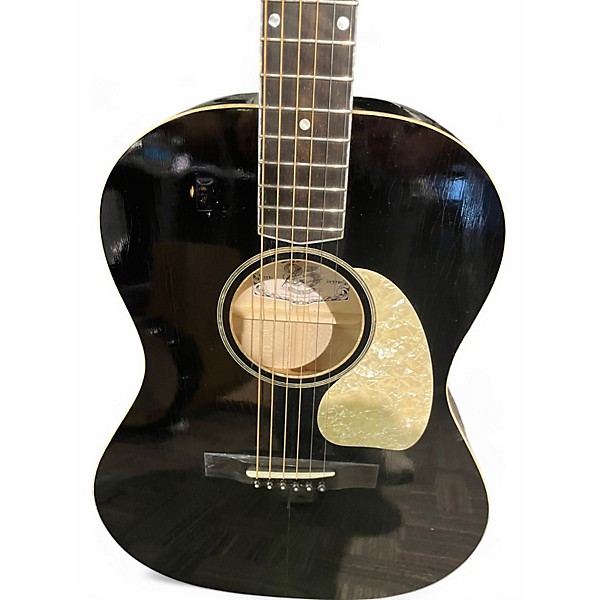 Used Atkins LG47 Black Acoustic Guitar