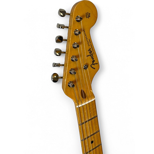Used Fender 70th Anniversary 1954 American Vintage Stratocaster 2 Tone Sunburst Solid Body Electric Guitar