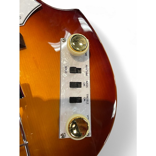 Used Hohner B-BASS Tobacco Burst Electric Bass Guitar