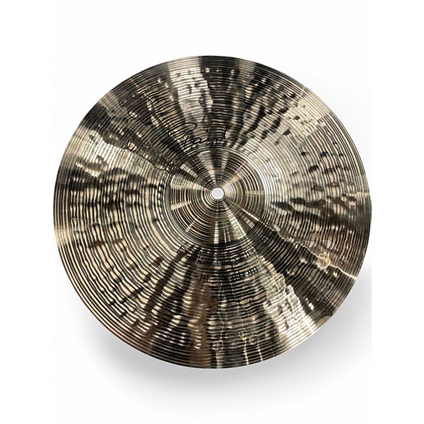 Used Paiste 14in Signature Dark Crisp Hi Hat Pair Cymbal
