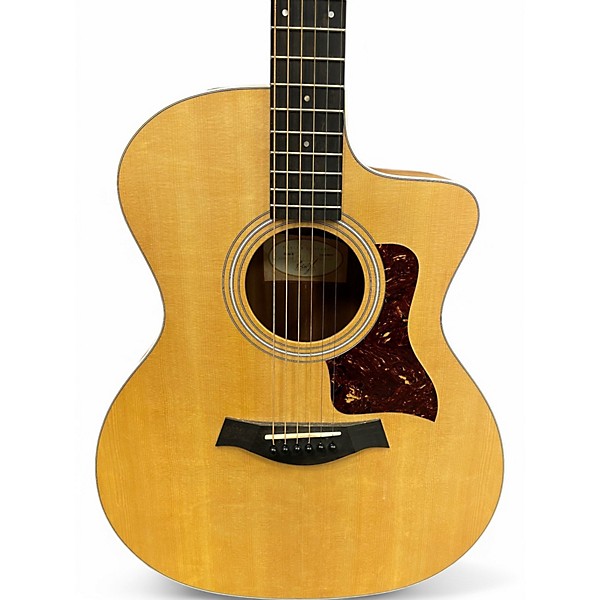 Used Taylor 214CE Koa Natural Acoustic Electric Guitar