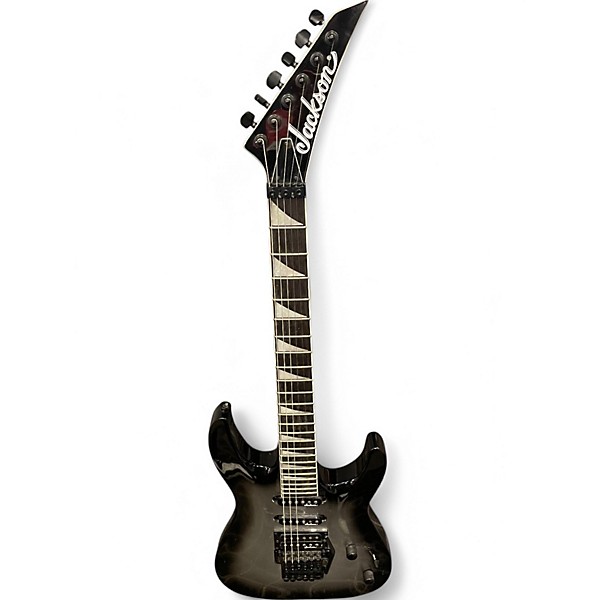 Used Jackson JS34 Black and Silver Solid Body Electric Guitar