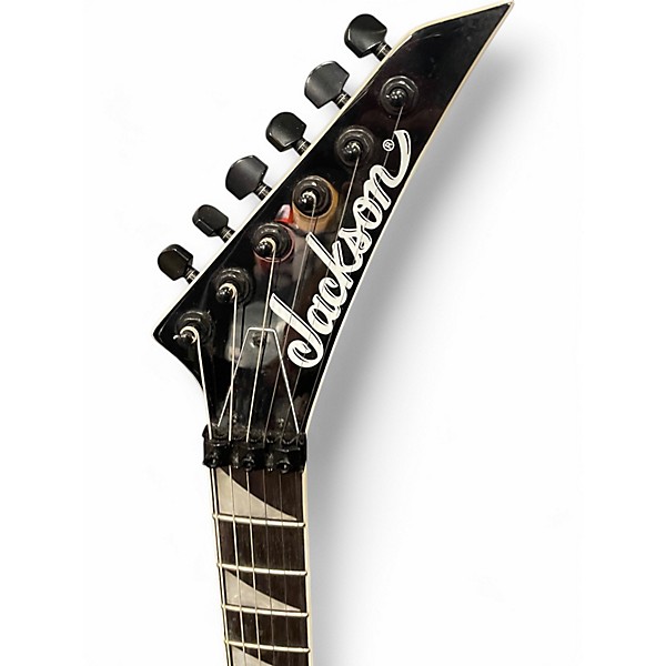 Used Jackson JS34 Black and Silver Solid Body Electric Guitar