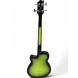 Used Reverend THUNDERGUN Green Electric Bass Guitar