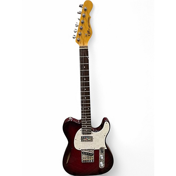 【レビューを書けば送料当店負担】 ASAT G&L Used G&L Used Classic Hollow Burst Red Semi-Hollow ギター