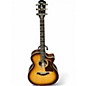 Used Taylor Custom 414CE Shaded Edge Burst Acoustic Guitar thumbnail