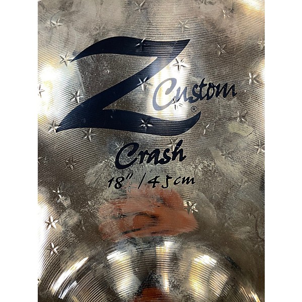 Used Zildjian 18in Z CUSTOM CRASH Cymbal
