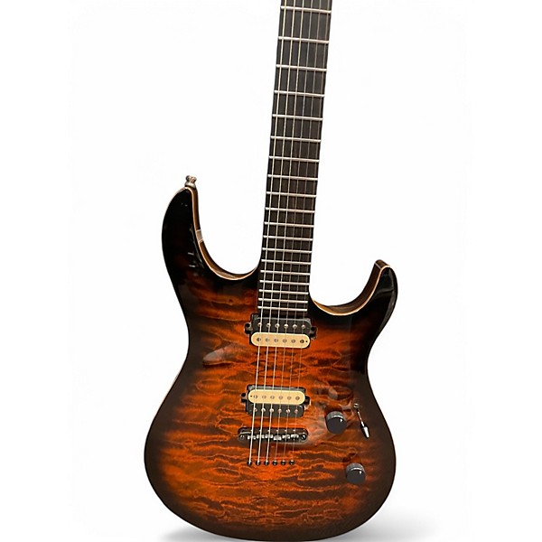 Used Carvin dc600 deep orange burst Solid Body Electric Guitar