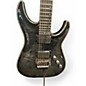 Used Schecter Guitar Research Hellraiser C1 Hybrid Trans Black Solid Body Electric Guitar