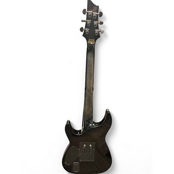 Used Schecter Guitar Research Hellraiser C1 Hybrid Trans Black Solid Body Electric Guitar