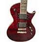 Used ESP LTD EC1000 Deluxe Trans Red Solid Body Electric Guitar