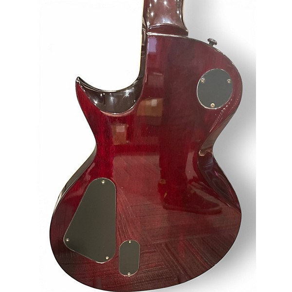 Used ESP LTD EC1000 Deluxe Trans Red Solid Body Electric Guitar