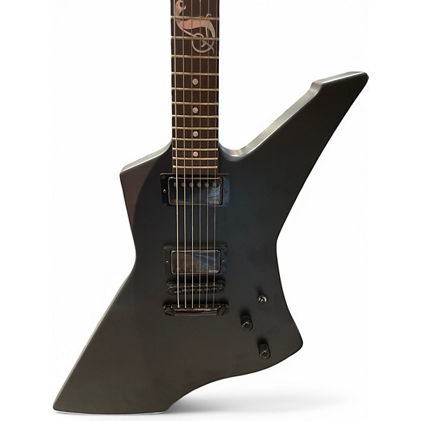 Used ESP James Hetfield Snakebyte Black Satin Solid Body Electric Guitar