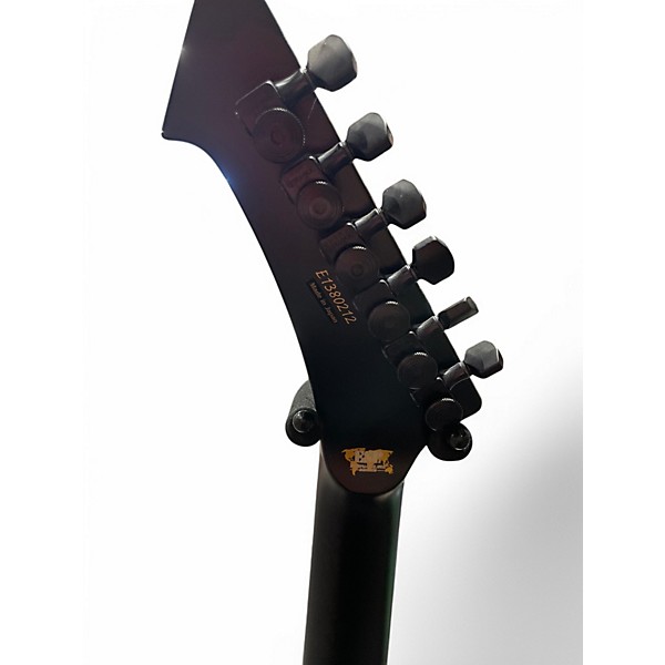 Used ESP James Hetfield Snakebyte Black Satin Solid Body Electric Guitar