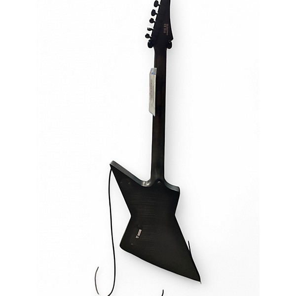 Used Solar Guitars E2.6FBB-27 Baritone Trans Black Matte Solid Body Electric Guitar