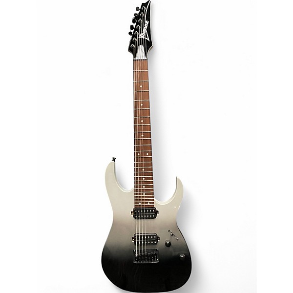 Used Ibanez RG7421 RG Series Pearl Black Fade Metallic Solid Body Electric Guitar
