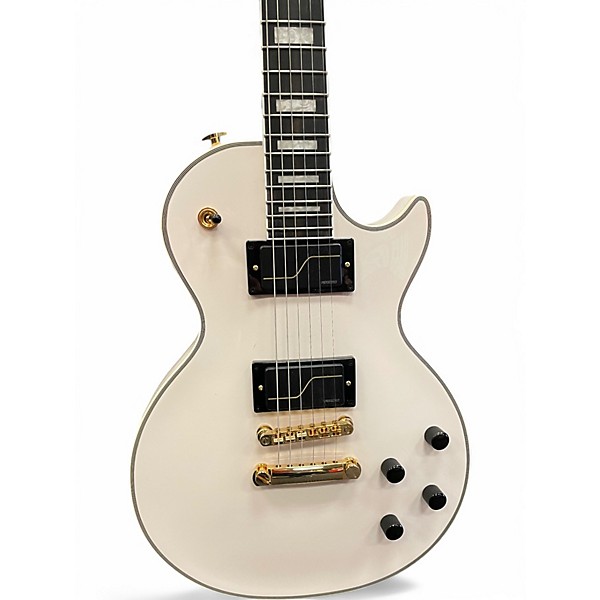 Used Epiphone Matt Heafy Les Paul Custom Origins Bone White Solid Body Electric Guitar