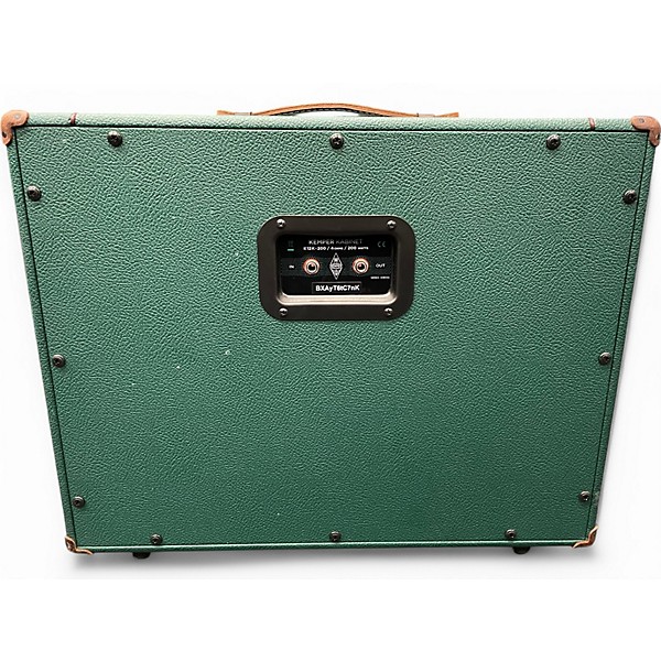 Used Kemper Kabinet Black and Green Guitar Cabinet