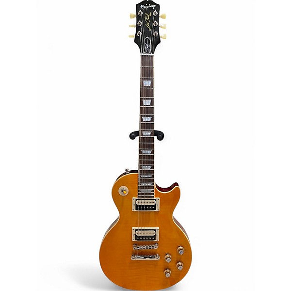 Used Epiphone Slash Signature Les Paul Classic Trans Orange Solid Body Electric Guitar