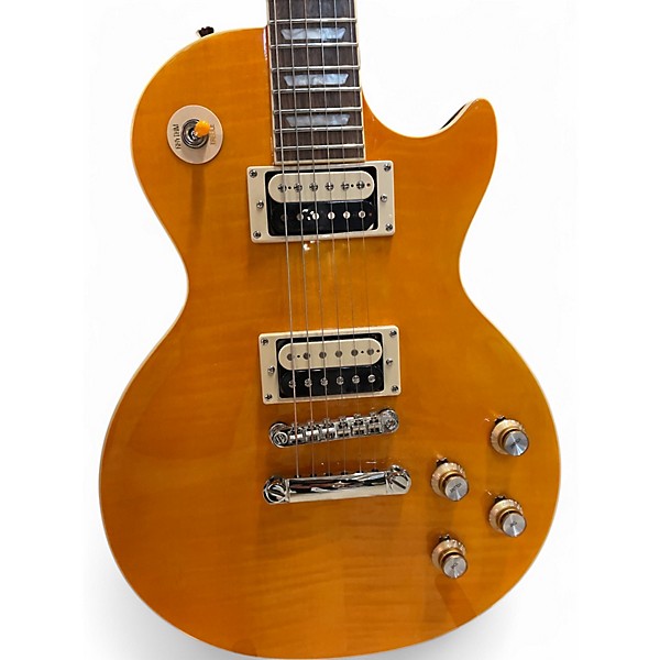 Used Epiphone Slash Signature Les Paul Classic Trans Orange Solid Body Electric Guitar