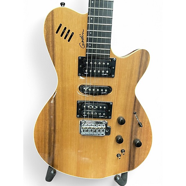 Used Godin XTSA Natural Solid Body Electric Guitar