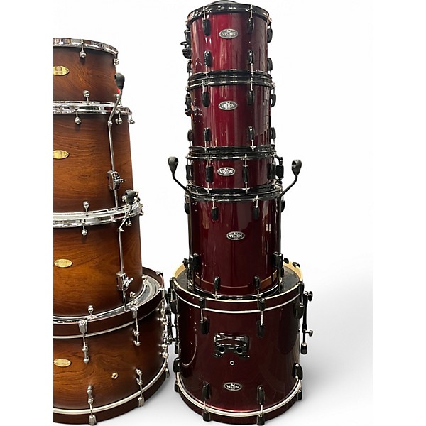 Used Pearl 5 Piece Export Wine Red Drum Kit,New Products : American Fashion Style Bags On Sale
