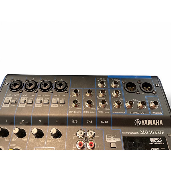 Used Yamaha MG10XUF Unpowered Mixer