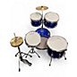 Used Derosa 5 Piece Combo 5 Piece set Blue Drum Kit thumbnail