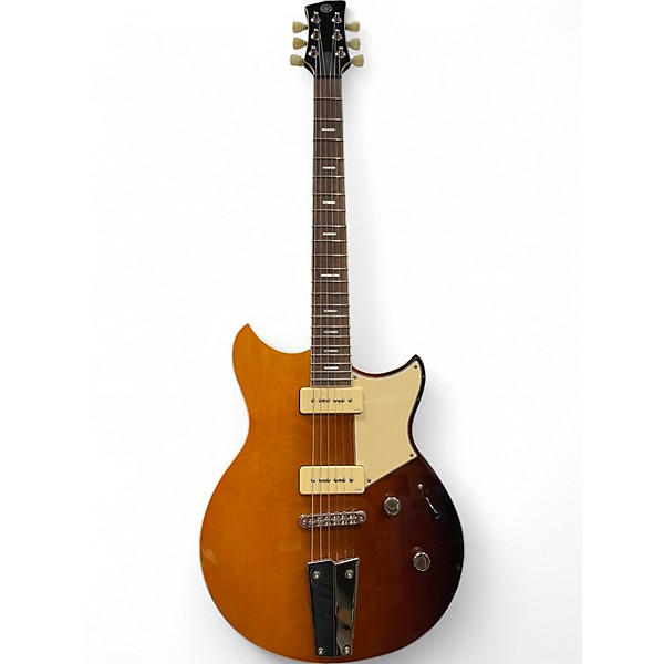 Used Yamaha RSS02T Chambered Electric Guitar With Tailpiece Sunburst Solid Body Electric Guitar
