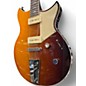 Used Yamaha RSS02T Chambered Electric Guitar With Tailpiece Sunburst Solid Body Electric Guitar