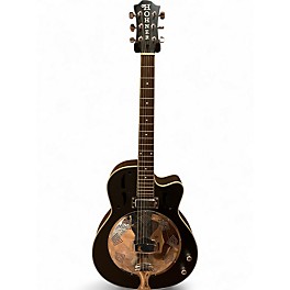 Used Hohner HR-200CE Black Acoustic Electric Guitar