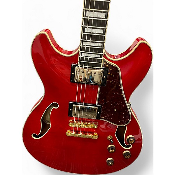 Used Ibanez AS93FM-TCD 5B-03 Trans Cherry Hollow Body Electric Guitar