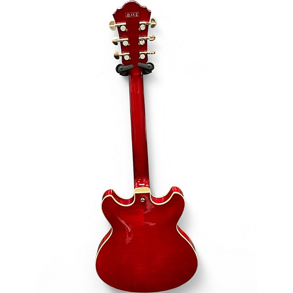 Used Ibanez AS93FM-TCD 5B-03 Trans Cherry Hollow Body Electric Guitar