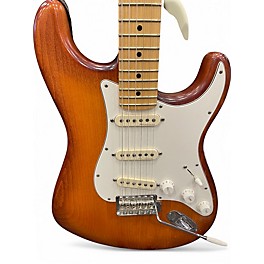 Used Fender USA Nitro Satin Stratocaster Brown Solid Body Electric Guitar
